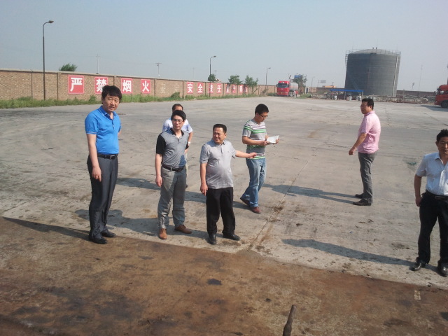 華潤(rùn)瀝青、華辰石油聯(lián)合進(jìn)行安全大檢查